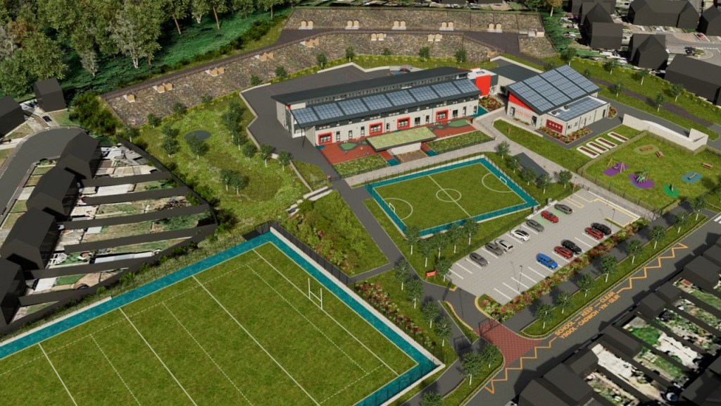 Updated plans unveiled for new Mynydd Cynffig Primary School - Swansea ...