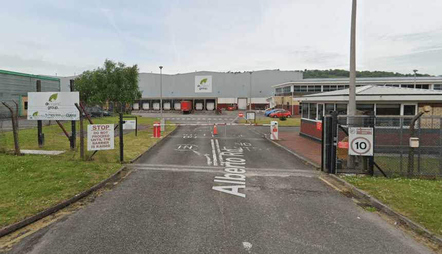 Dr Organic warehouse in Swansea Enterprise Park