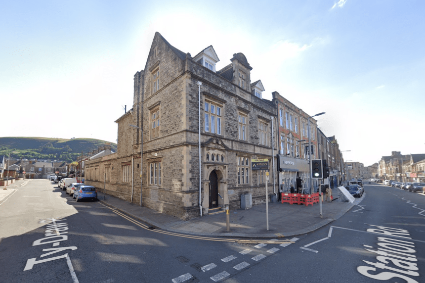 Port Talbot's former TSB bank on Station Road