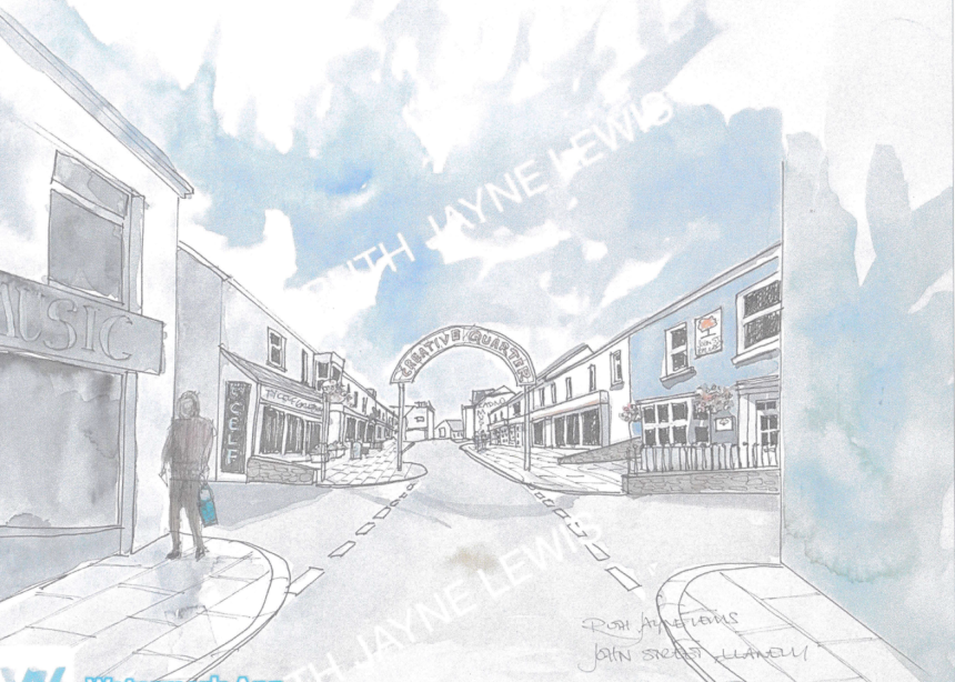 Artist's impression of John Street Creative Quarter
