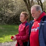 Llanelli MP, Dame Nia Griffith and Llanelli Town Councillor Shaun Greany