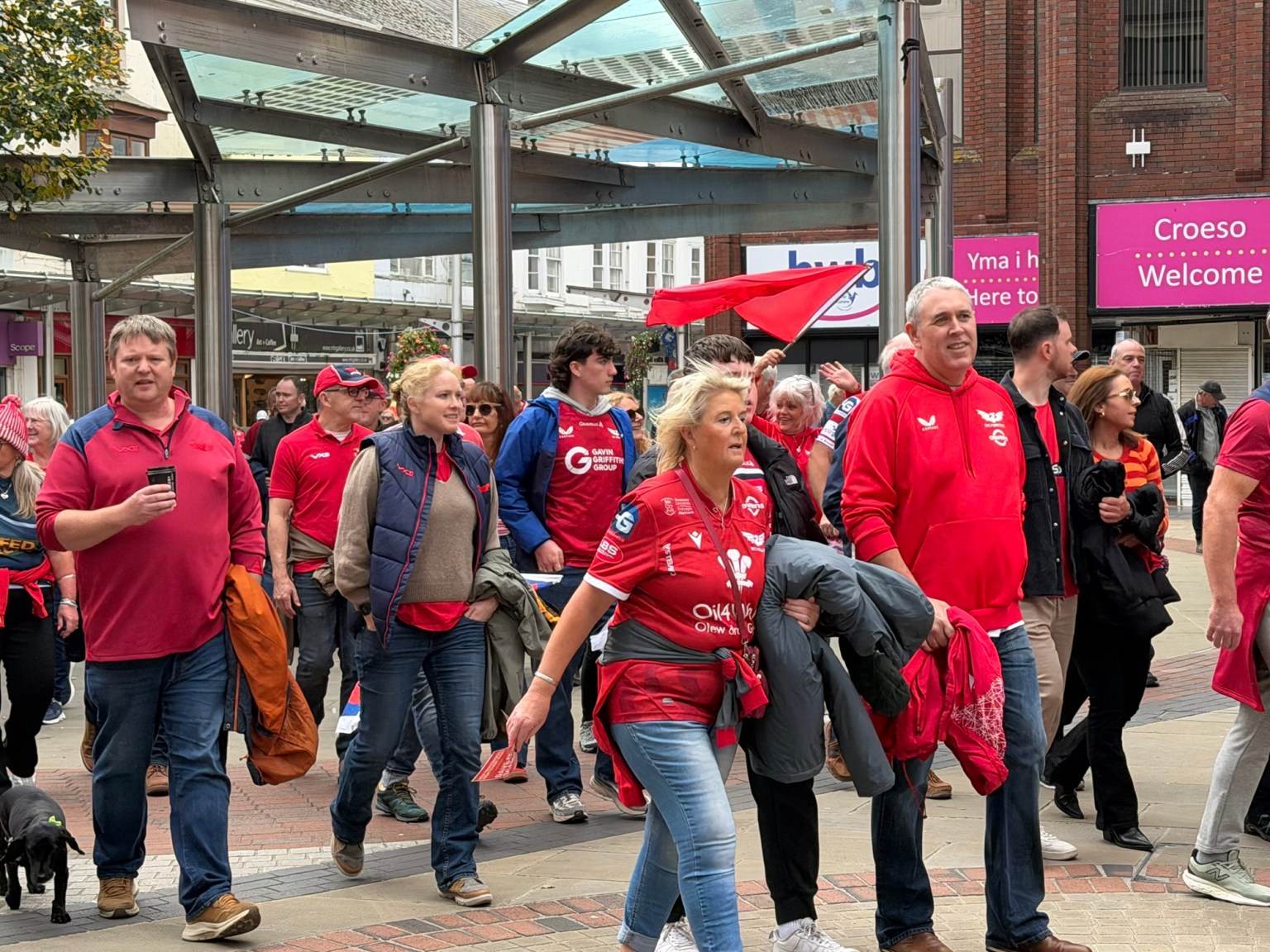 Marching through Central Square