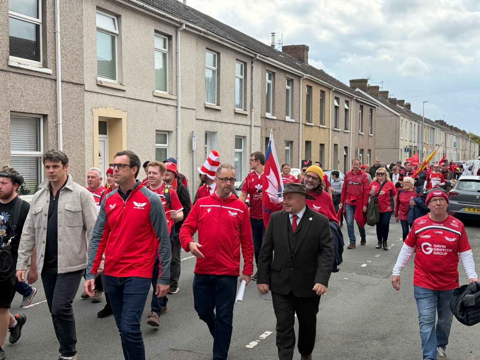 The politicians are still marching