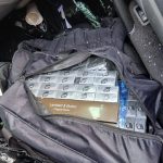Seized illegal cigarettes