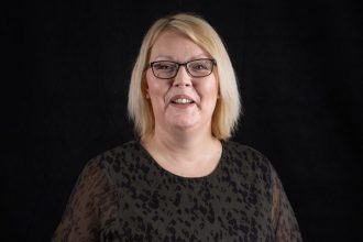 Portrait of Mandy Smith, 53, from Pembrokeshire, who is sharing her experience of living with secondary breast cancer as part of the ‘Truth Be Told’ awareness campaign.