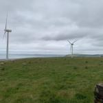 Photograph taken from Mynydd Brombil Wind Farm, showing the elevated landscape east of Port Talbot where Qualitas Energy is consulting on plans for a 40MW solar farm.