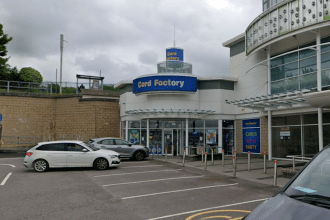 Street view of Unit 3 at Parc Fforestfach Retail Park, Swansea, the Card Factory unit earmarked in a planning application for a new Nando’s restaurant.