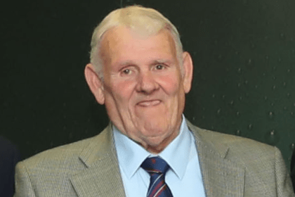 Recent photograph of Roy “Shunto” Thomas, former Llanelli and Swansea RFC hooker, who has died aged 82.