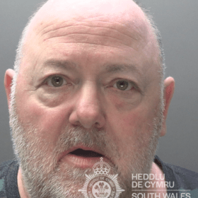 Mugshot of Christopher Jones, 55, from Swansea Docks, sentenced to 28 months for online sexual offences against a decoy account.
