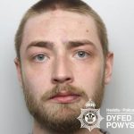 Mugshot of Jack Griffiths, 23, from Ammanford, who was sentenced at Swansea Crown Court for controlling behaviour and assaults in Tenby and London. Credit: Dyfed Powys Police.