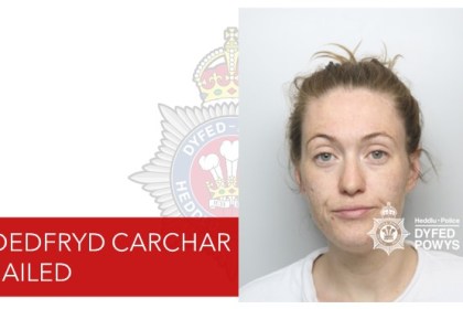 Custody photo of Jessie Thompson, jailed for three years and four months after attempting a knifepoint robbery at Pill Corner Stores in Milford Haven.