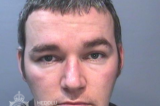 Police custody image of Joshua Jones, 32, from Cwmavon, jailed for child sex offences.