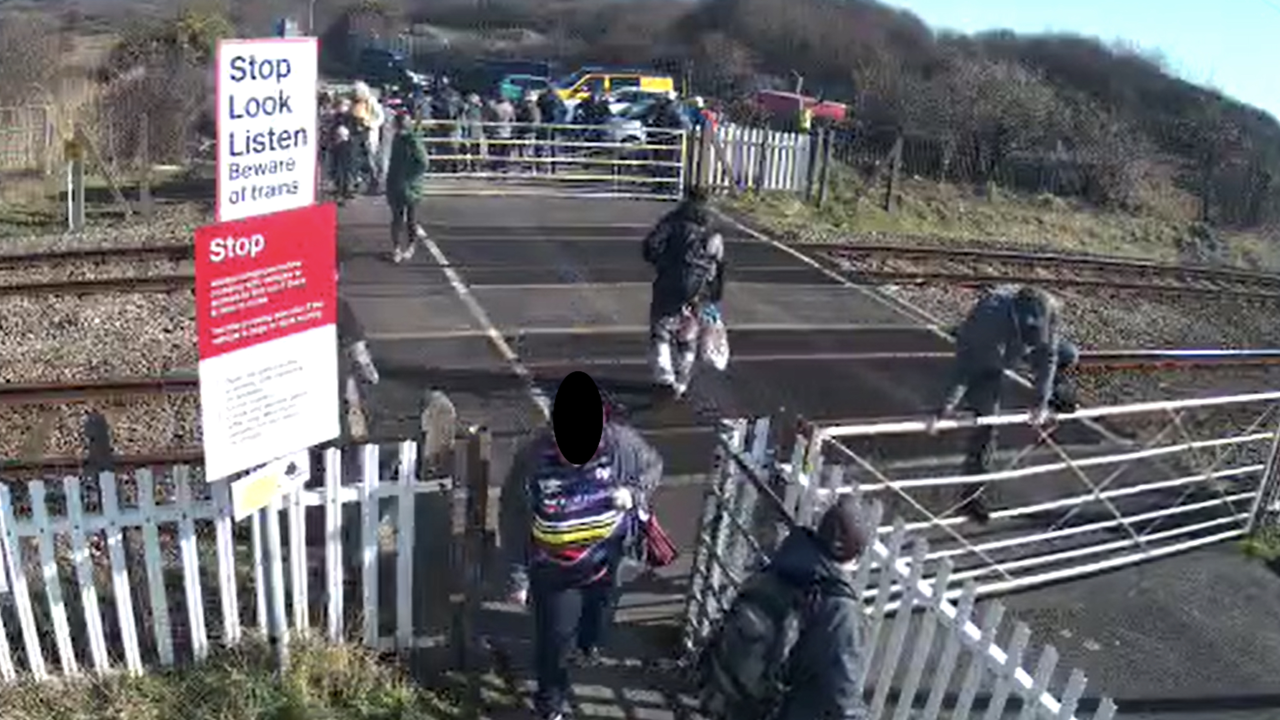 CCTV shows shocking misuse as Port Talbot level crossing reopens after ...
