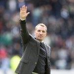 Brendan Rodgers stands at Swansea City’s stadium during his previous time as manager, credited to Swansea City FC.