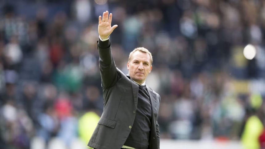 Brendan Rodgers stands at Swansea City’s stadium during his previous time as manager, credited to Swansea City FC.