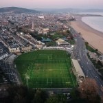 Computer-generated image of redeveloped St Helen’s Stadium in Swansea, future home of the Ospreys