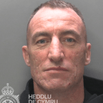 Mugshot of Gavin Powell, a 39‑year‑old man from Glynneath, sentenced to prison for domestic abuse offences.