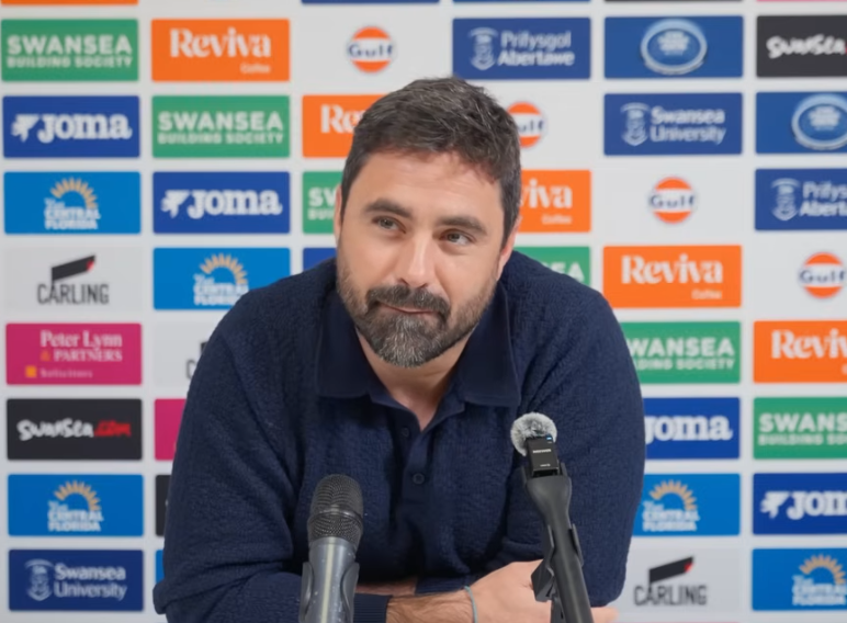 Vitor Matos is looking for 'hunger and desire' in the Swans against WBA this weekend.