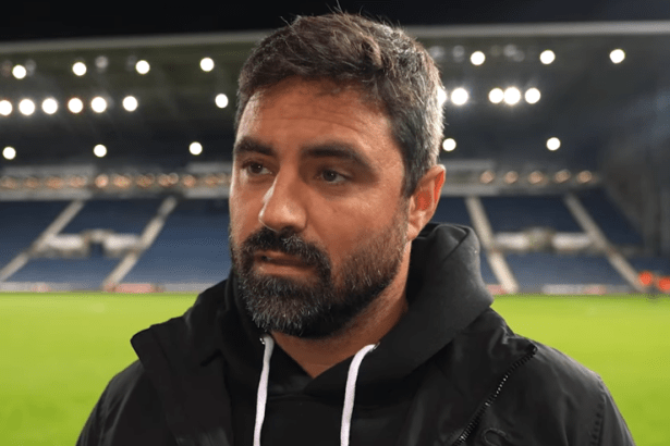 Swansea City head coach Vitor Matos after the 3-2 defeat against WBA at the Hawthorns.
