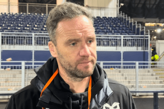 Ospreys head coach speaking after the URC defeat to Edinburgh.