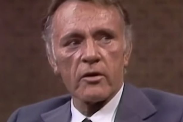 Portrait of Richard Burton, the Welsh actor born in Pontrhydyfen in 1925, whose centenary was commemorated at the Senedd.