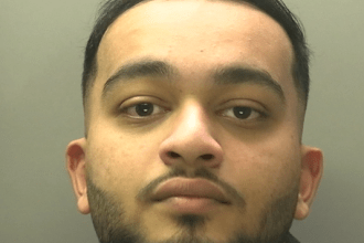 Mugshot of Mohammed Raihan, a 22‑year‑old Swansea student sentenced to 15 years in prison for child sex offences.