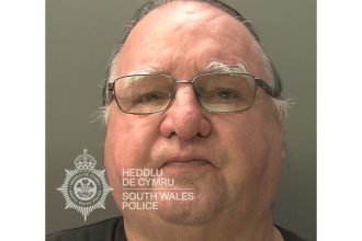 Mugshot of Thomas Hughes released by South Wales Police following his conviction for drug offences