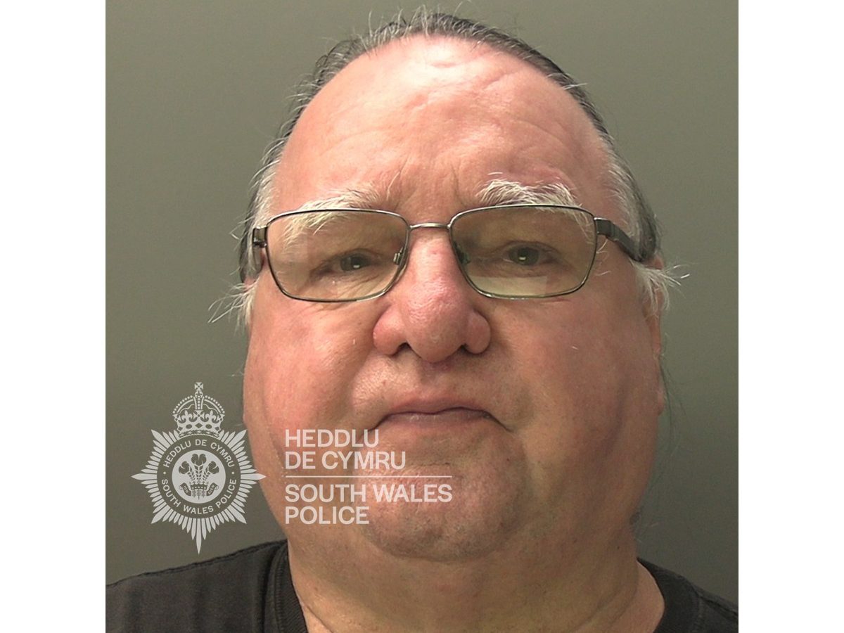 Mugshot of Thomas Hughes released by South Wales Police following his conviction for drug offences