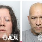 Combined custody image showing Samantha Evans on the left and Daniel Hughes on the right. Both have been jailed for conspiring to murder Evans’ husband in a planned attack inside a caravan.