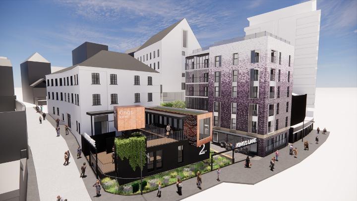 Work starts on new homes and business hub at Swansea’s Kings Lane