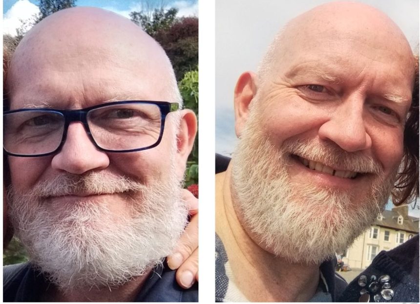 Headshot of James McKenna released by Dyfed‑Powys Police, showing a bald white man with white facial hair.