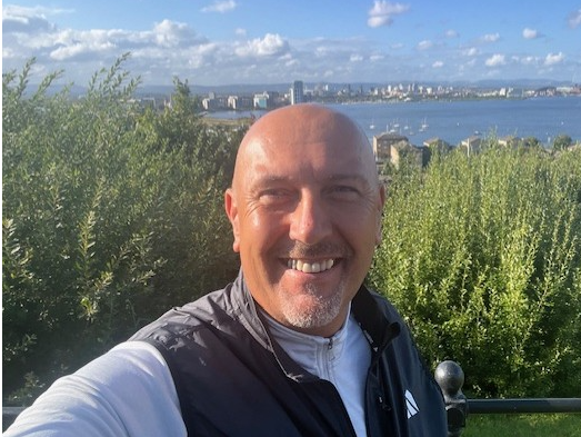 Portrait of Dean Caldwell MBE, recognised in the New Year Honours for voluntary and charitable service.