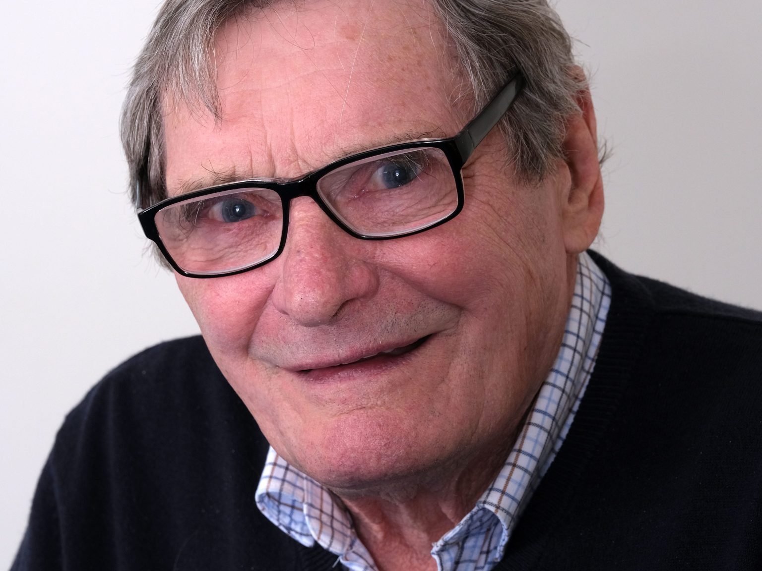 Official Pembrokeshire County Council photograph of Cllr Mike Stoddart, a long‑serving councillor and former local newspaper founder.
