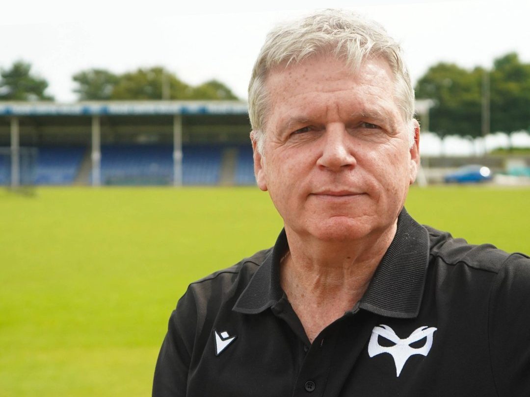 Lance Bradley, Ospreys chief executive, speaking at a club event.