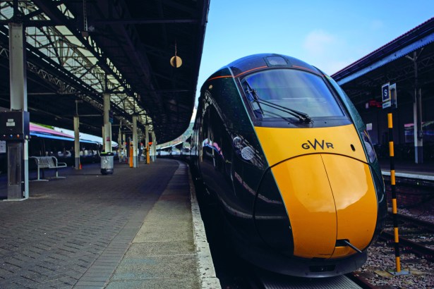 GWR Intercity Express Train at Swansea station on the South Wales main line. Image: GWR.