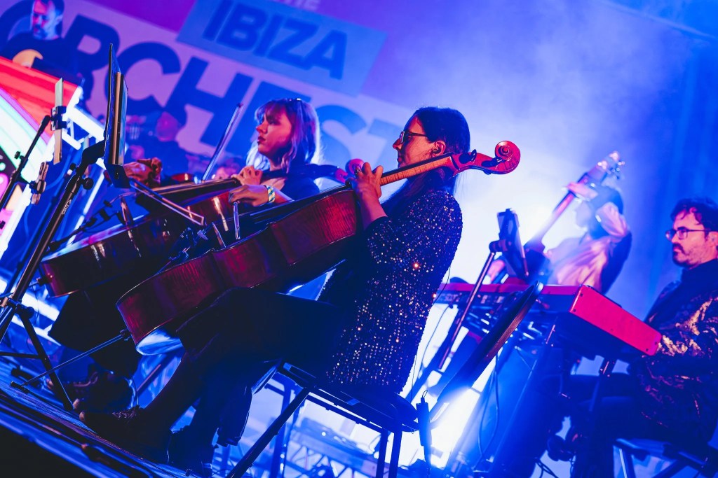 Orchestra players of the Ibiza Orchestra Experience