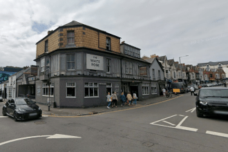 Street view of the Mumbles Road and Newton Road junction in Mumbles, ahead of planned safety upgrades. Image: Google Maps.