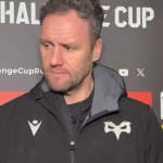 Ospreys head coach Mark Jones speaking after the 31-26 defeat to Montpellier at the Brewery Field last night.