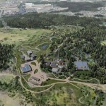 Artist's impression of what the Kilvey Hill Skyline development will look like
