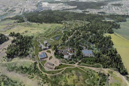 Artist's impression of what the Kilvey Hill Skyline development will look like