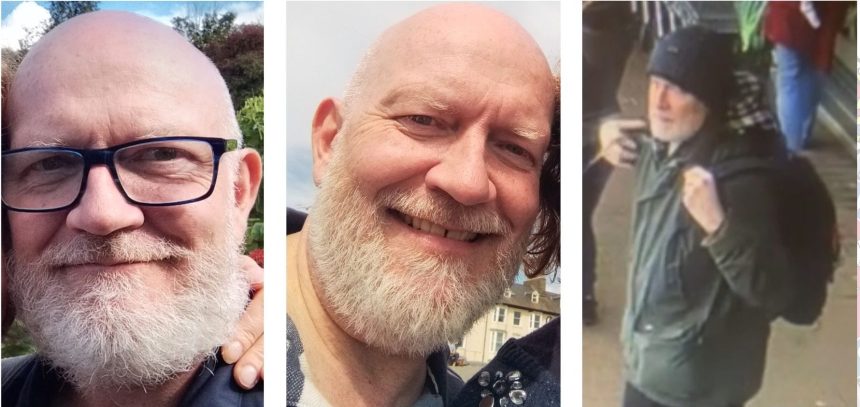 Montage of three photos of James McKenna, including close-up portraits and a surveillance-style image, issued by police in connection with an attempted murder investigation.