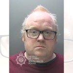 Police custody photograph of Adrian Fine, jailed for attempting to engage in sexual communication with children.