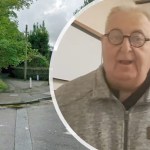 Montage image combining the Fairwood Terrace–Victoria Road junction in Gowerton with an inset photo of Cllr Dai Jenkins, illustrating his latest update on the Fairwood Terrace planning appeal.