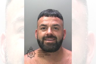 Police custody image of Gavin Jones, 37, from Townhill, who has been jailed for drug dealing and driving while disqualified.