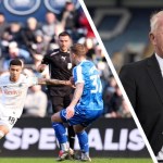 Montage combining a Swansea City match photo and a supplied portrait of Gordon Strachan, used to illustrate his comments about the club.