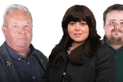 Cllr Rob Evans Cllr Sharen Davies Cllr Alex Evans Llanelli Rural Council council tax rise 47% political battle Llwynhendy