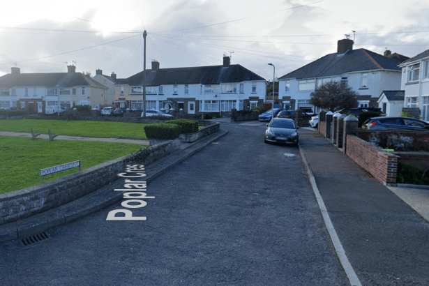 Poplar Crescent Porthcawl where woman's body found in freezer South Wales Police investigation
