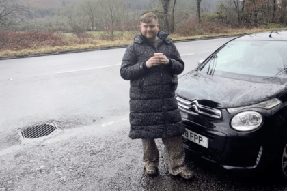 Nic Fearn The Diva Supreme TikTok Neath Keep Wales Tidy Drive Your Litter Home campaign Wales roadside