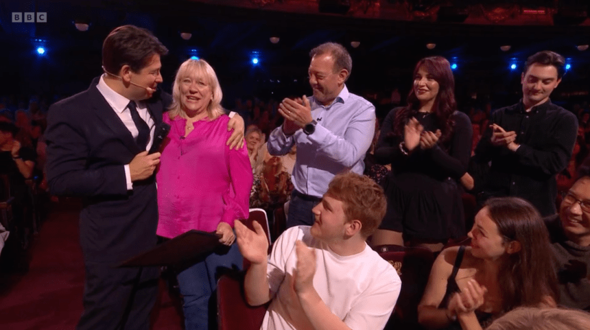 Amanda Grey Swansea Michael McIntyre Big Show family EastEnders prank BBC surprise