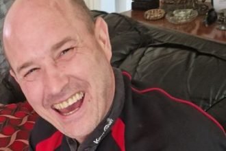 Family photograph of Martin Steel, 48, who died after a violent attack at his flat in Clase.